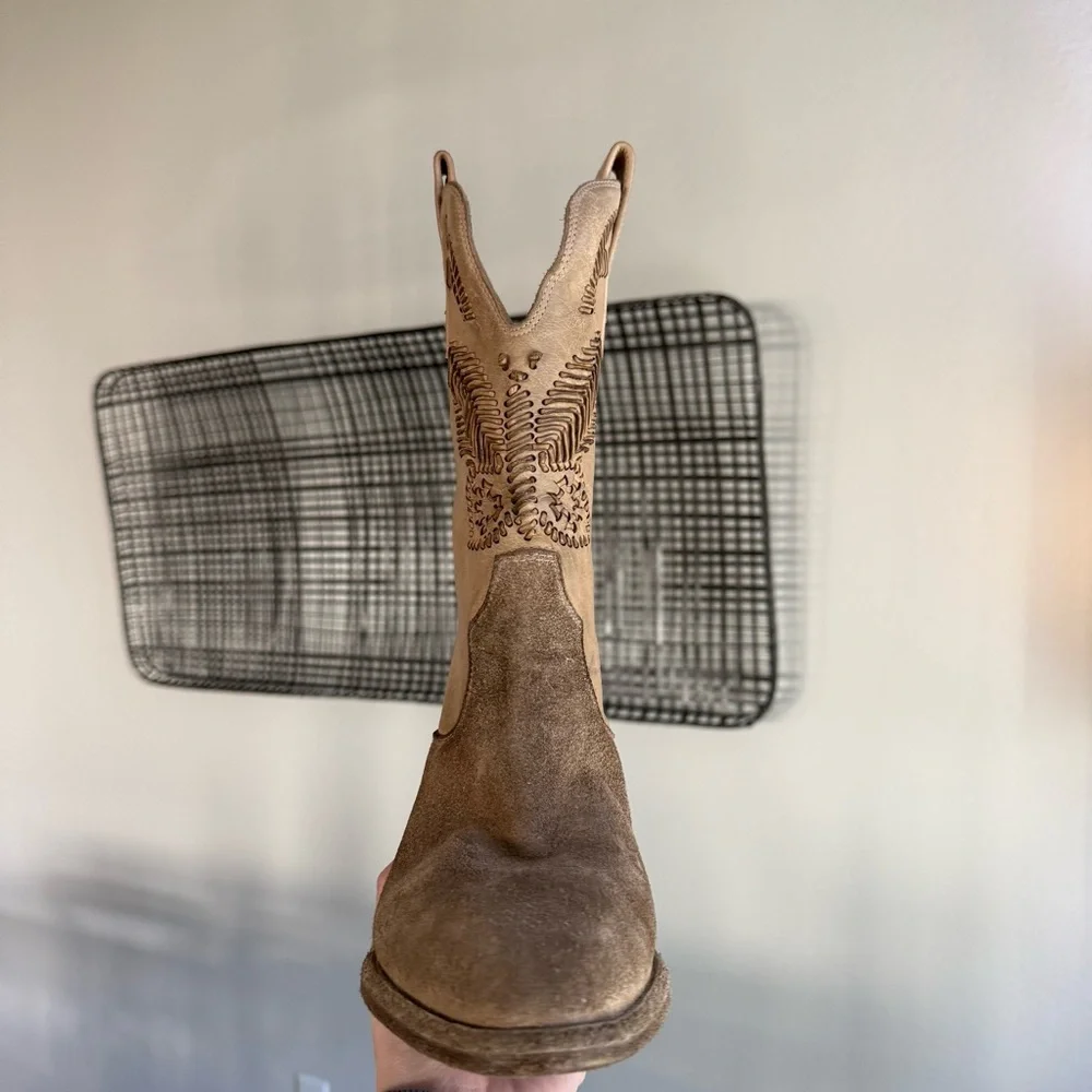 Free People Marco Delli Boho Butterfly Western Boots - Picture 16 of 16